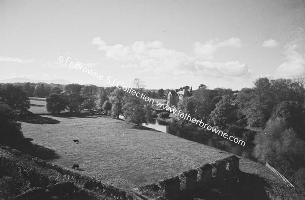 VIEW OF PARK AND RIVER FROM TOWER